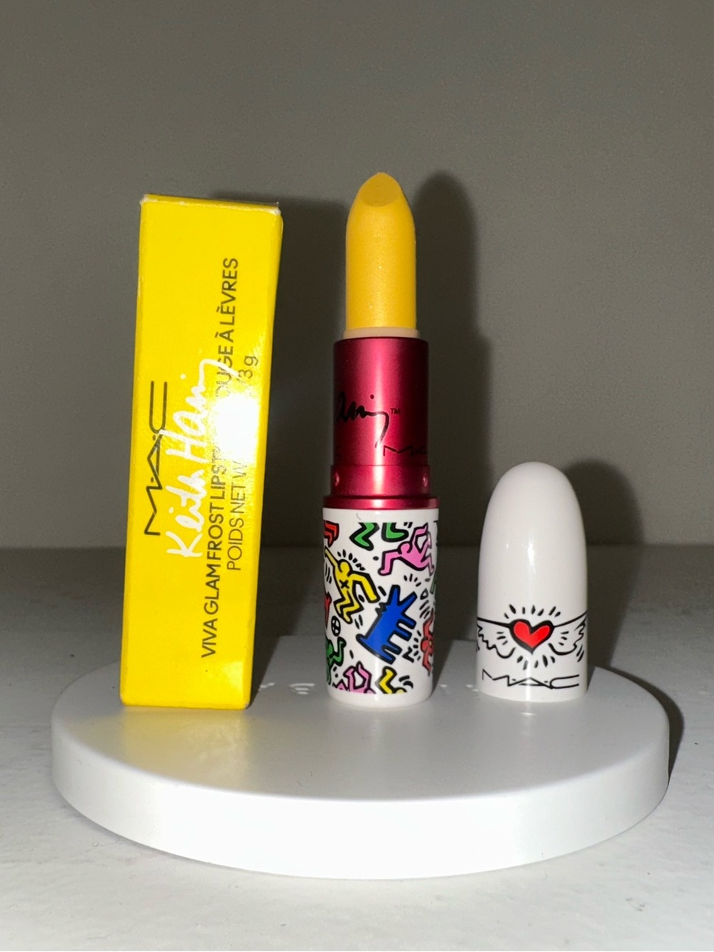 MAC St. Mark’s Yellow Frost Lipstick